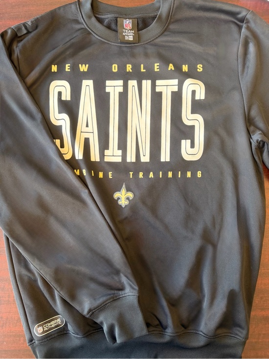 NFL Other - NFL New Orleans Saints Black and Gold Crewneck Pullover